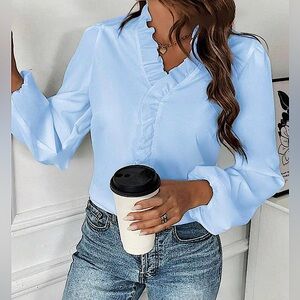 Women’s Baby Blue Blouse